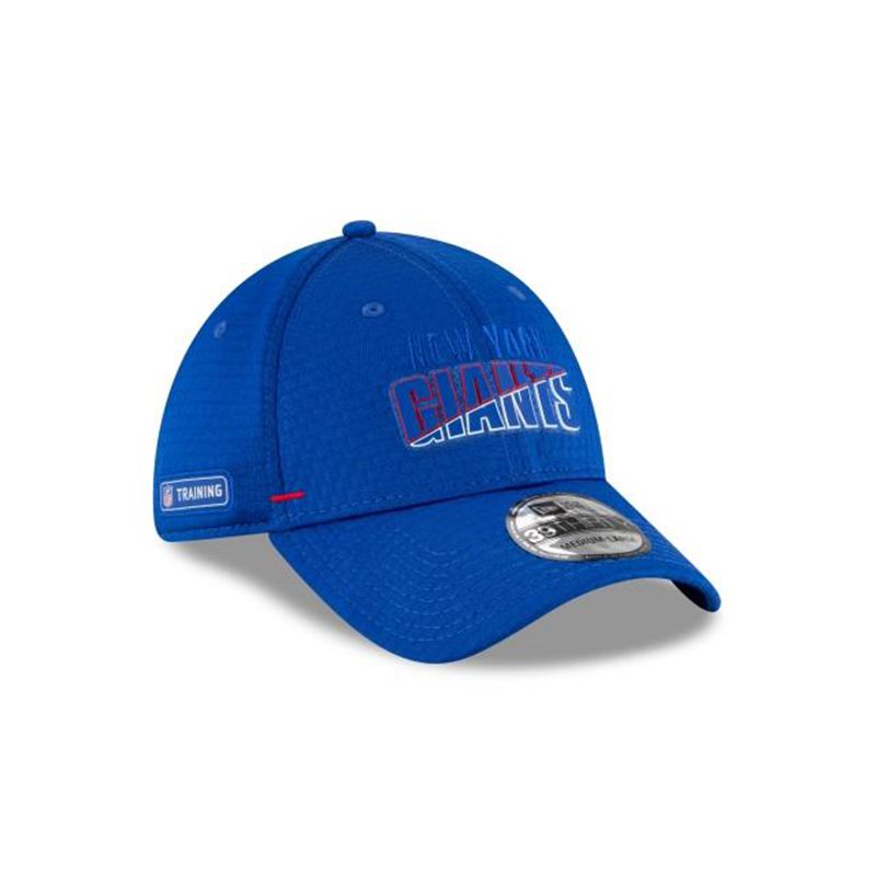 NFL New York Giants Official Summer Sideline 39Thirty Stretch Fit (BIK1720) - Blue New Era Caps